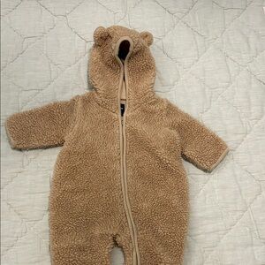 baby Gap Sherpa teddy bear one-piece